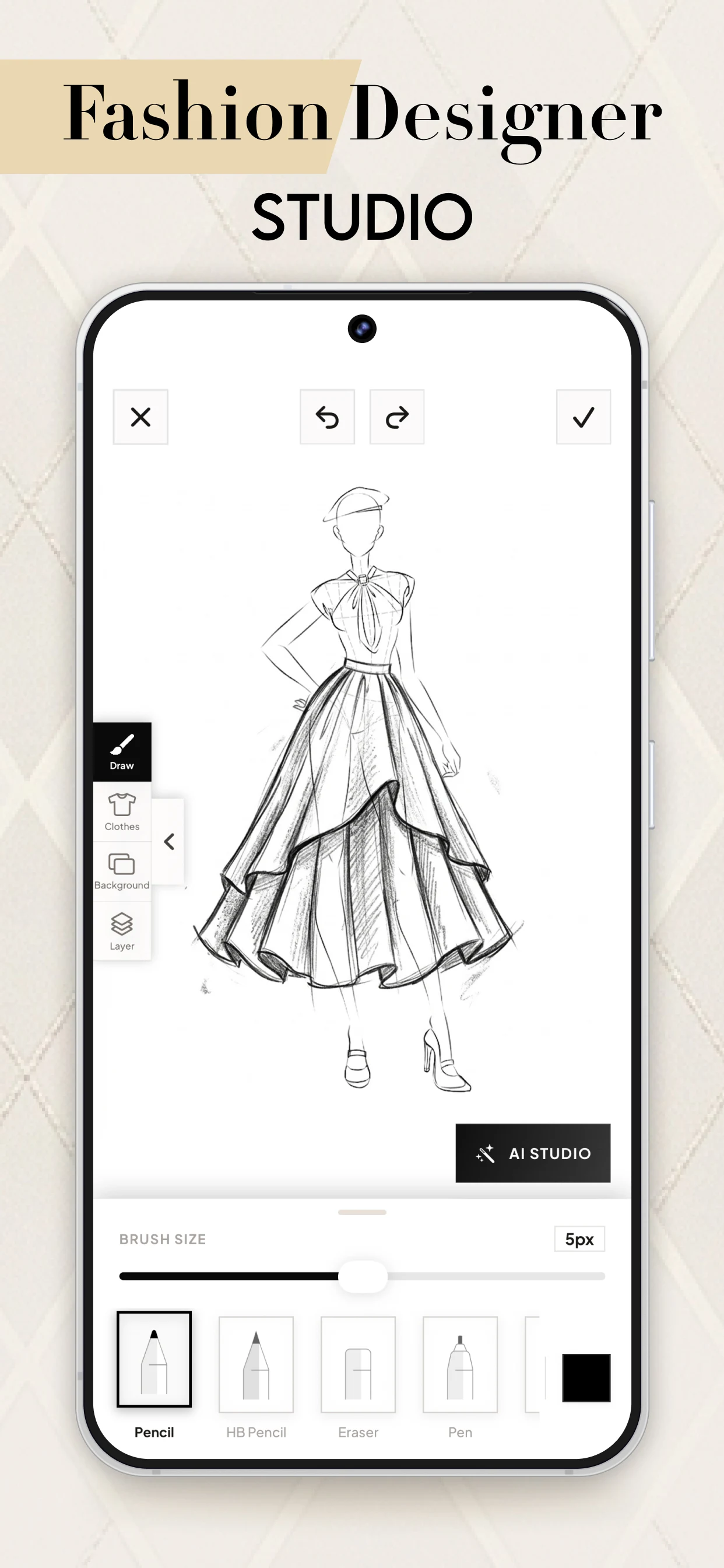Fashion Design Clothes: Sketch screenshot