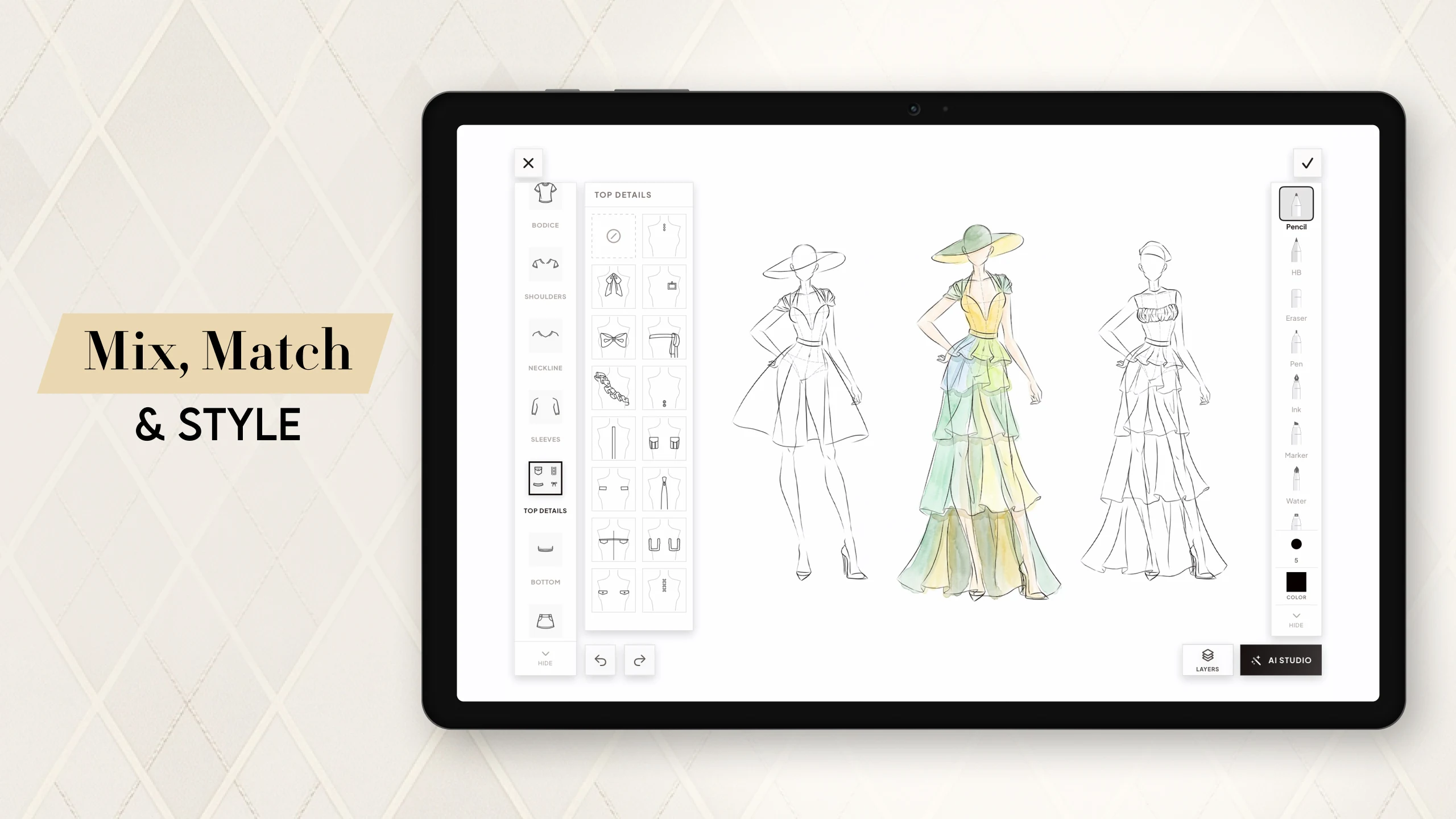 Fashion Design Clothes: Sketch screenshot